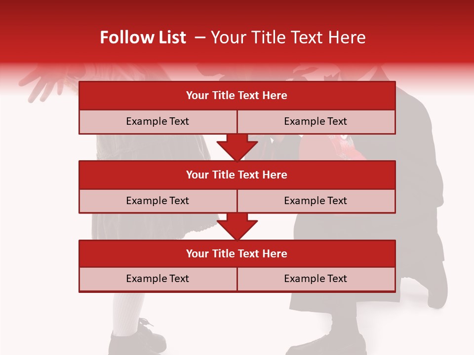 White Grandmother Background PowerPoint Template