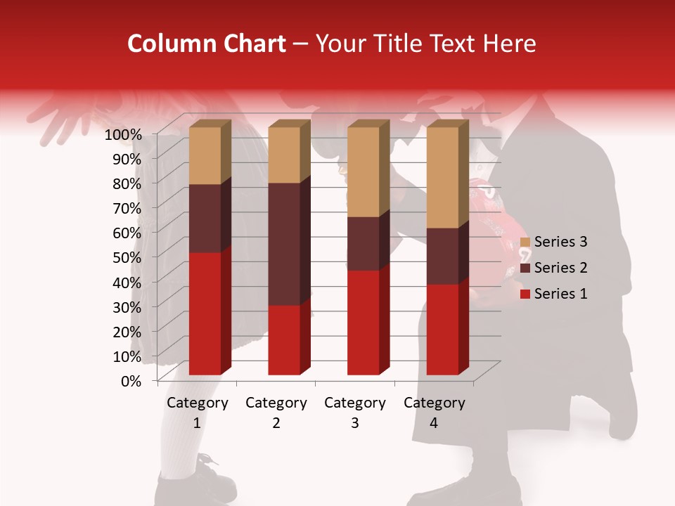White Grandmother Background PowerPoint Template