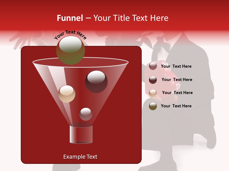 White Grandmother Background PowerPoint Template