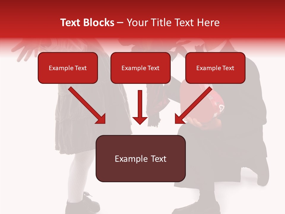 White Grandmother Background PowerPoint Template