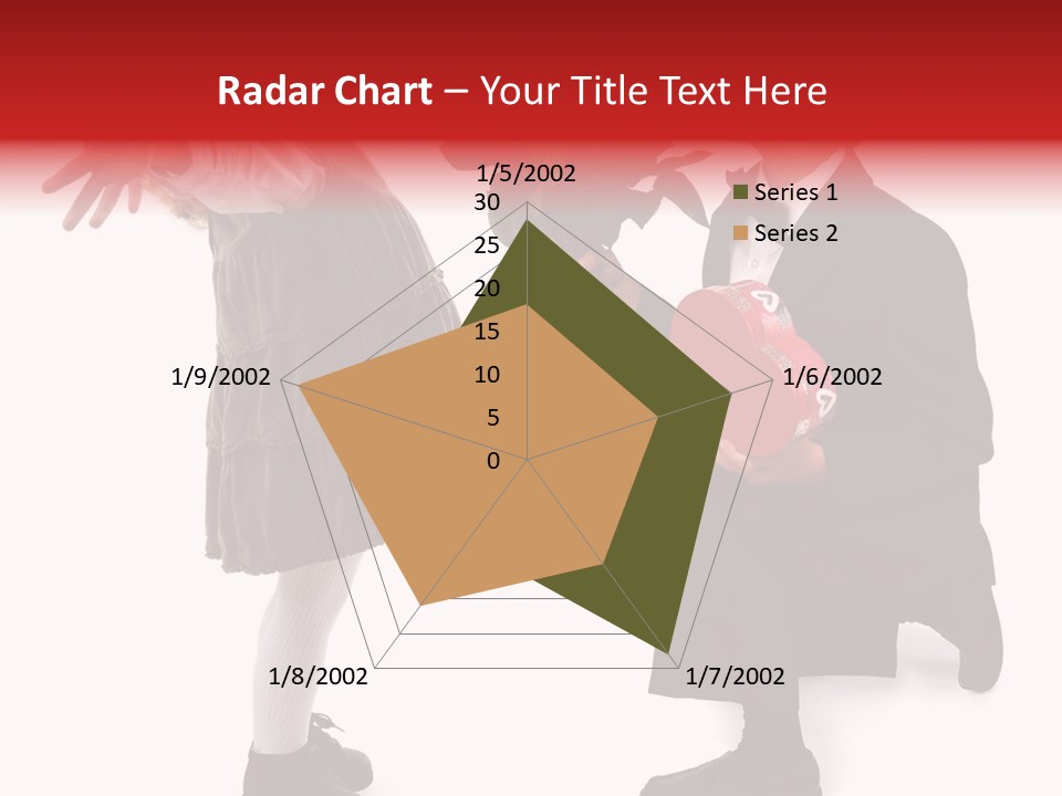White Grandmother Background PowerPoint Template