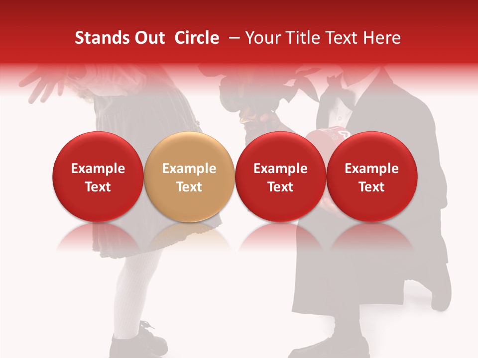 White Grandmother Background PowerPoint Template