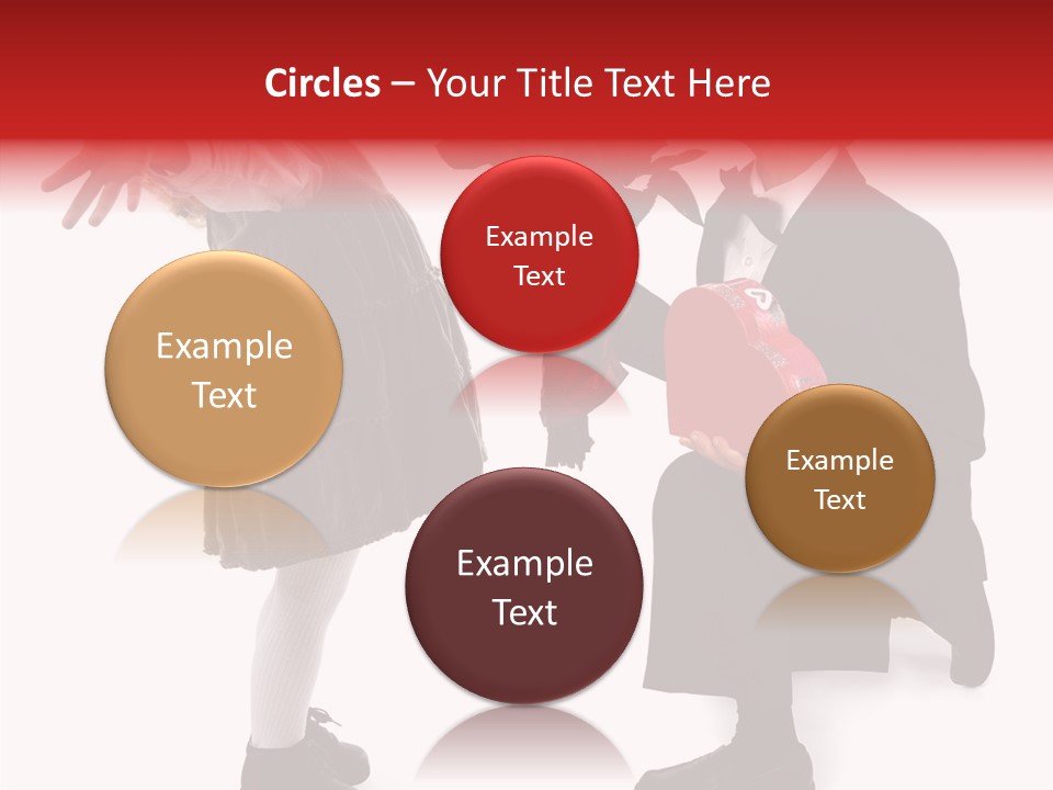 White Grandmother Background PowerPoint Template