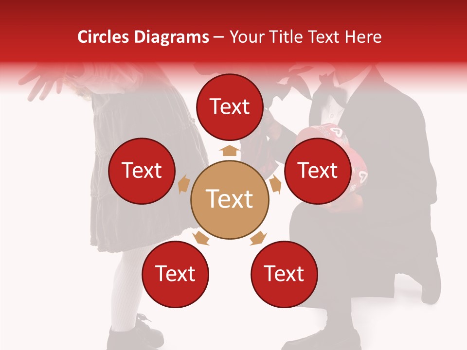 White Grandmother Background PowerPoint Template