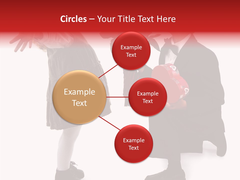 White Grandmother Background PowerPoint Template