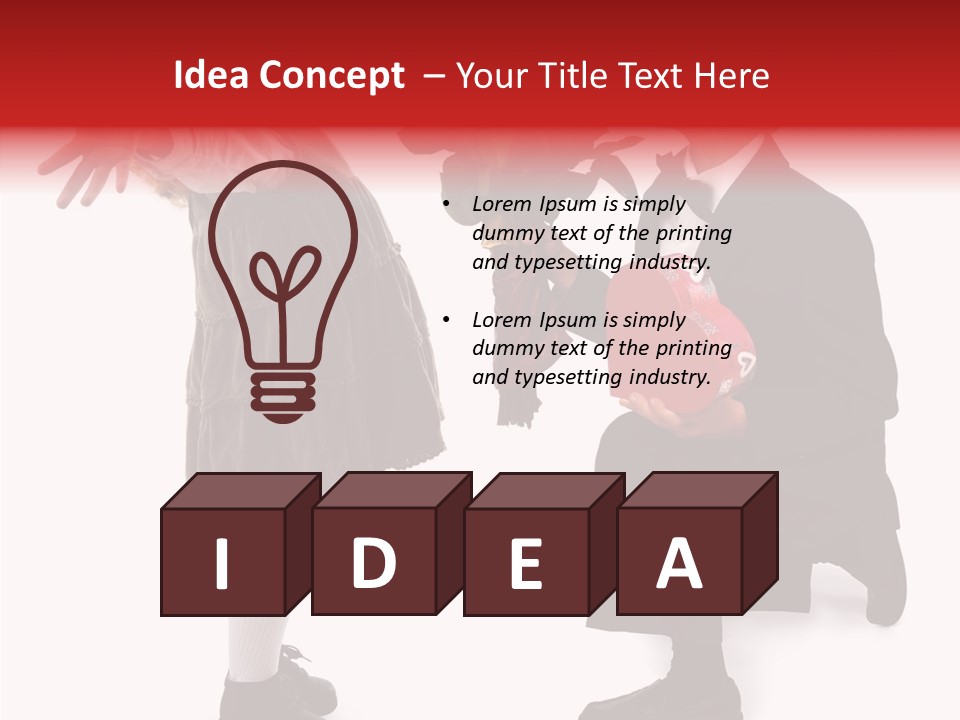 White Grandmother Background PowerPoint Template