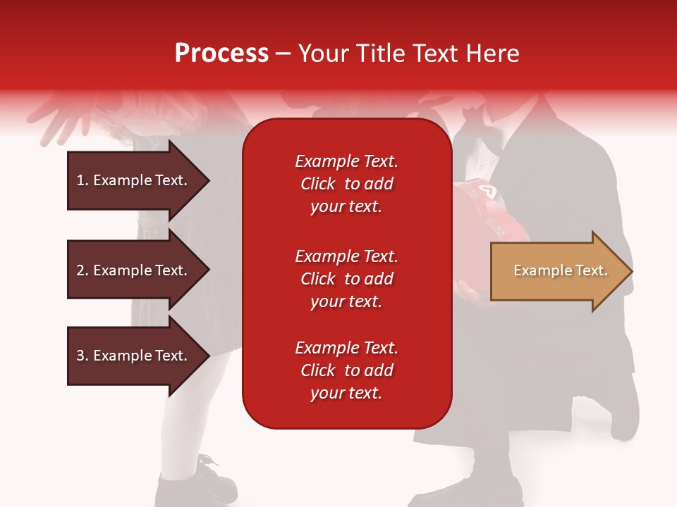 White Grandmother Background PowerPoint Template