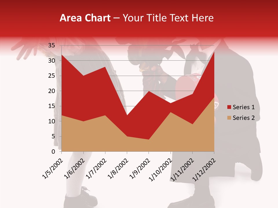 White Grandmother Background PowerPoint Template