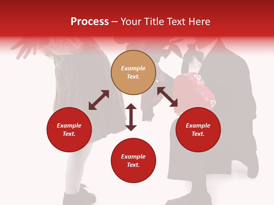 White Grandmother Background PowerPoint Template