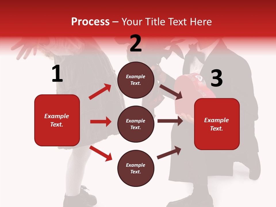 White Grandmother Background PowerPoint Template