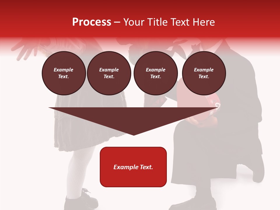 White Grandmother Background PowerPoint Template