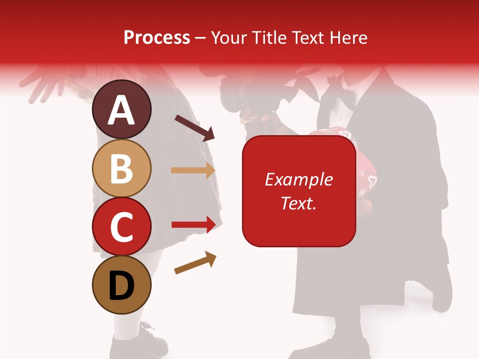 White Grandmother Background PowerPoint Template