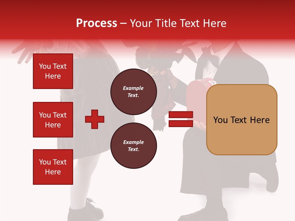 White Grandmother Background PowerPoint Template