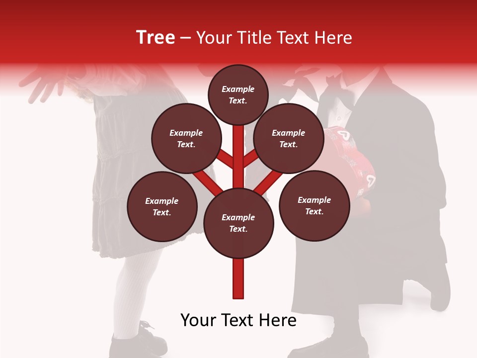 White Grandmother Background PowerPoint Template