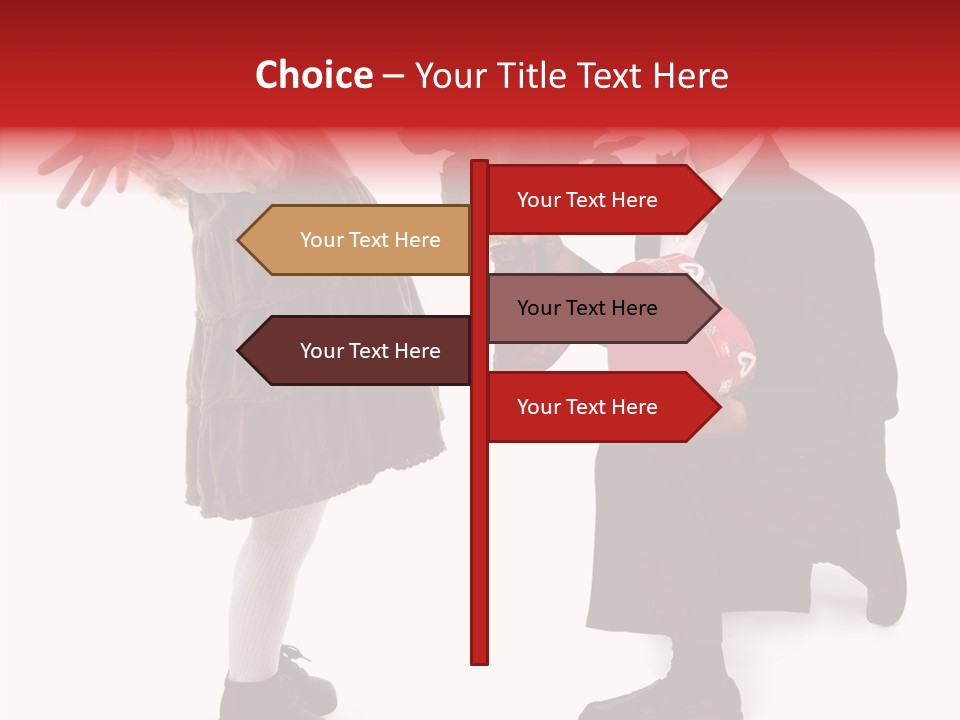 White Grandmother Background PowerPoint Template