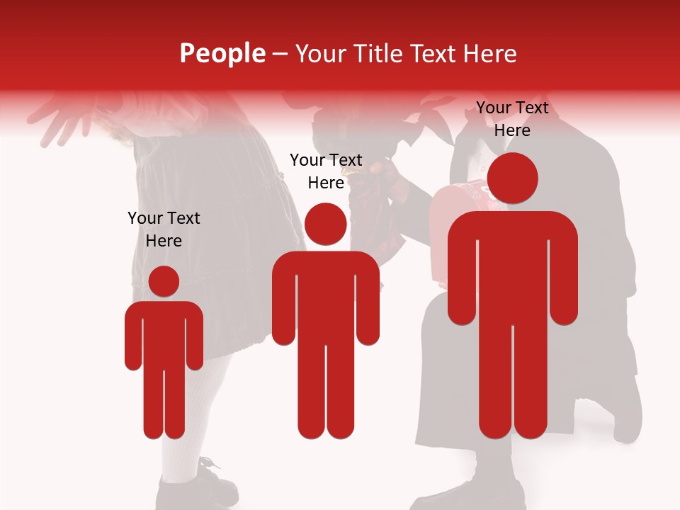 White Grandmother Background PowerPoint Template