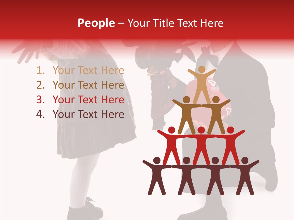 White Grandmother Background PowerPoint Template