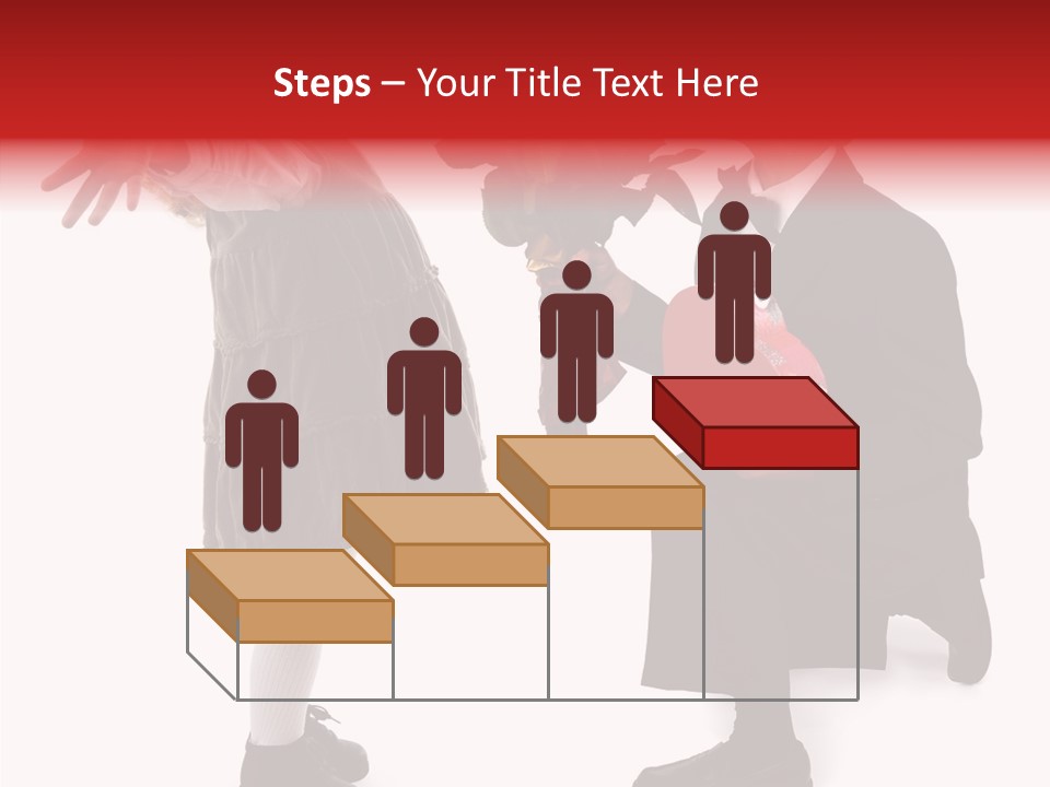 White Grandmother Background PowerPoint Template