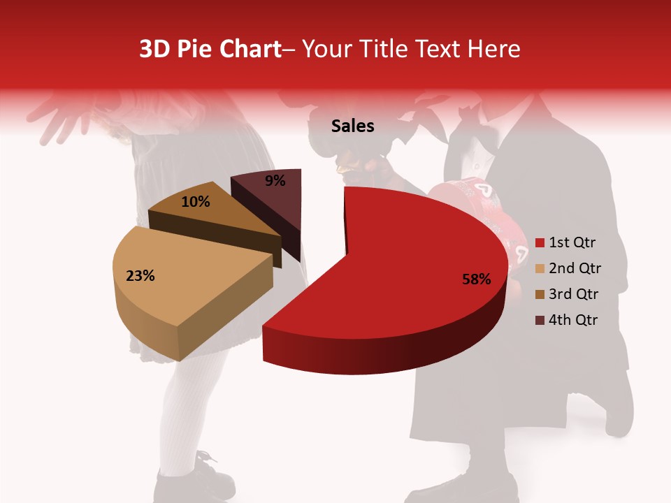 White Grandmother Background PowerPoint Template