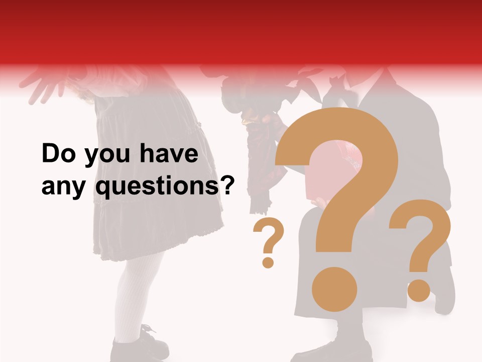 White Grandmother Background PowerPoint Template