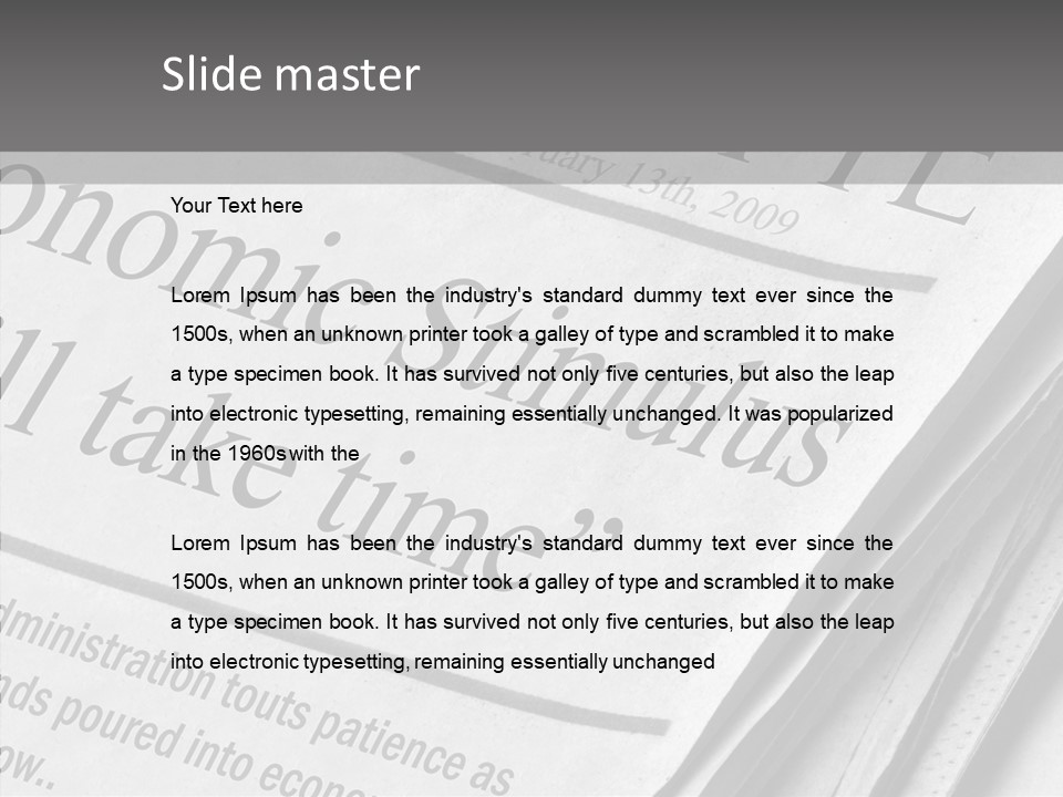 Togetherness Elderly Help PowerPoint Template