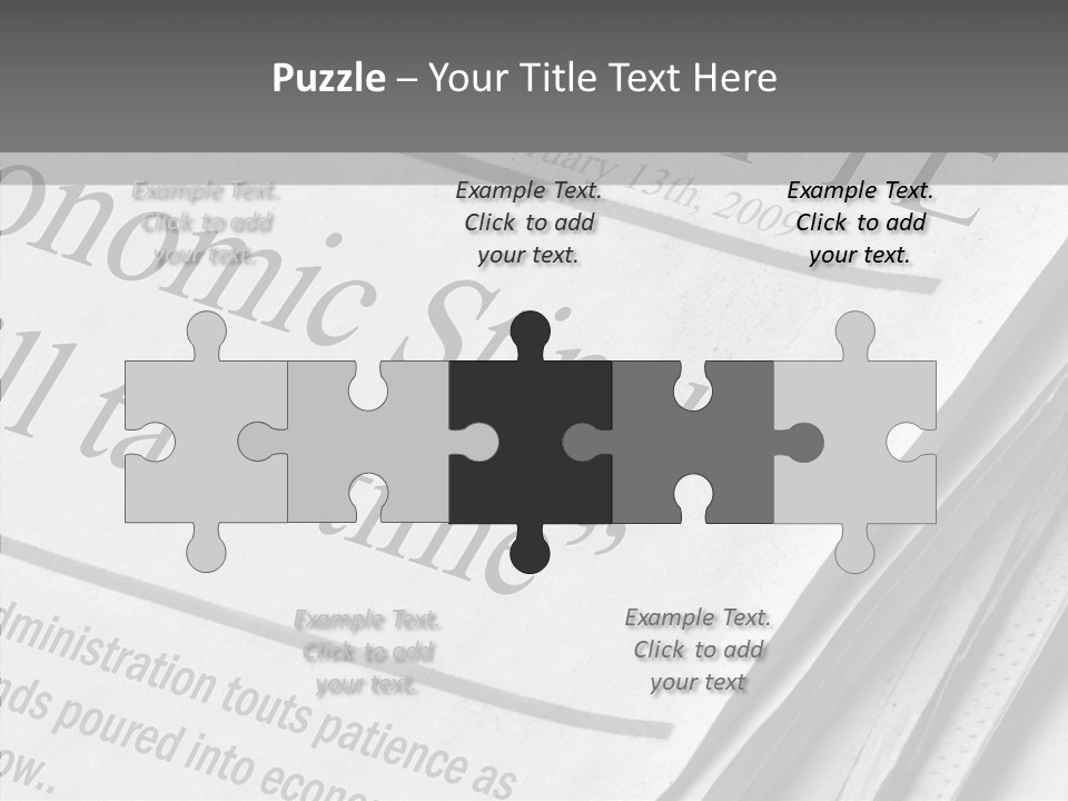 Togetherness Elderly Help PowerPoint Template