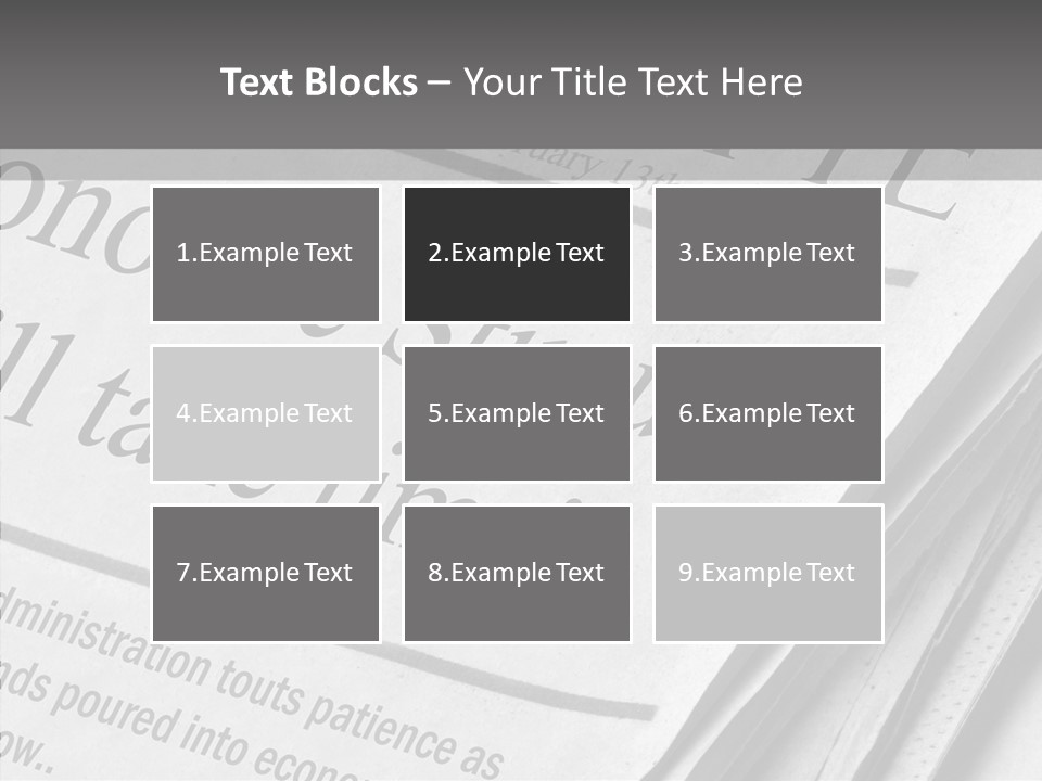 Togetherness Elderly Help PowerPoint Template
