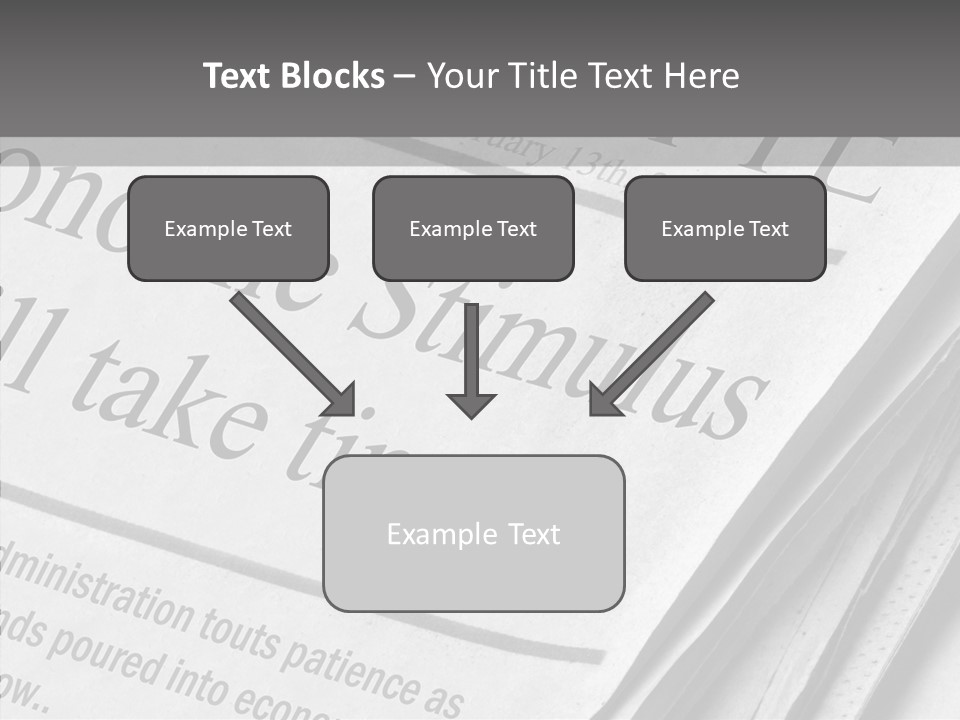 Togetherness Elderly Help PowerPoint Template