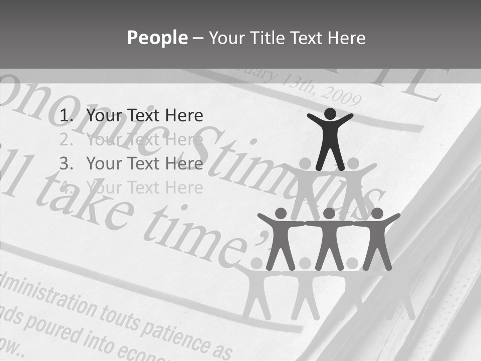 Togetherness Elderly Help PowerPoint Template