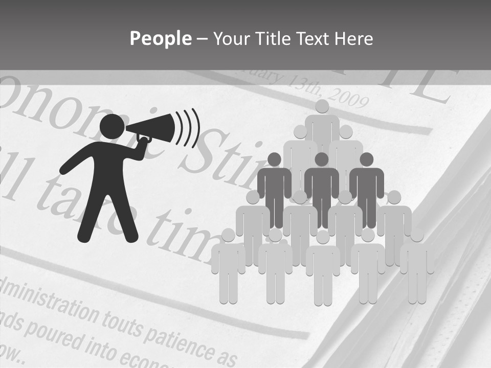 Togetherness Elderly Help PowerPoint Template