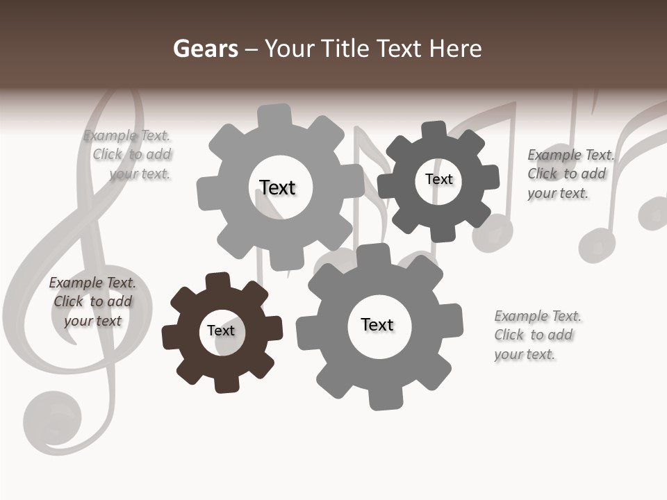 Assistance Touching Elder PowerPoint Template