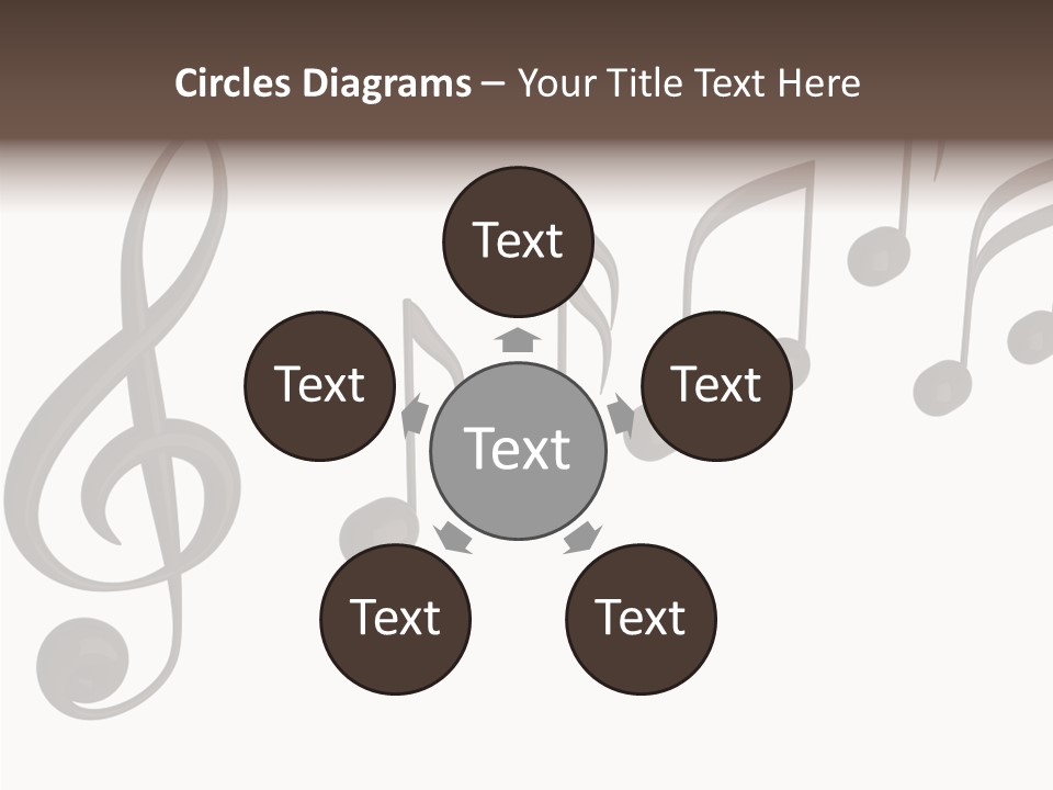 Assistance Touching Elder PowerPoint Template