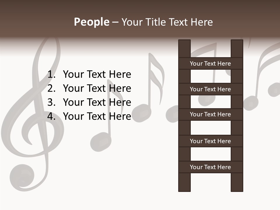 Assistance Touching Elder PowerPoint Template
