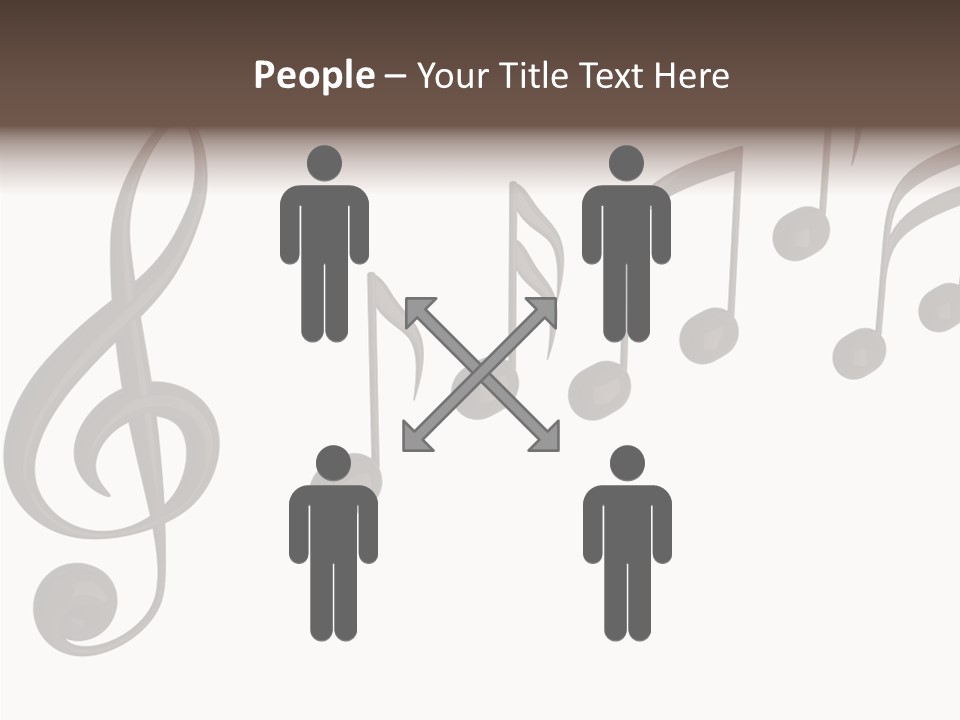 Assistance Touching Elder PowerPoint Template