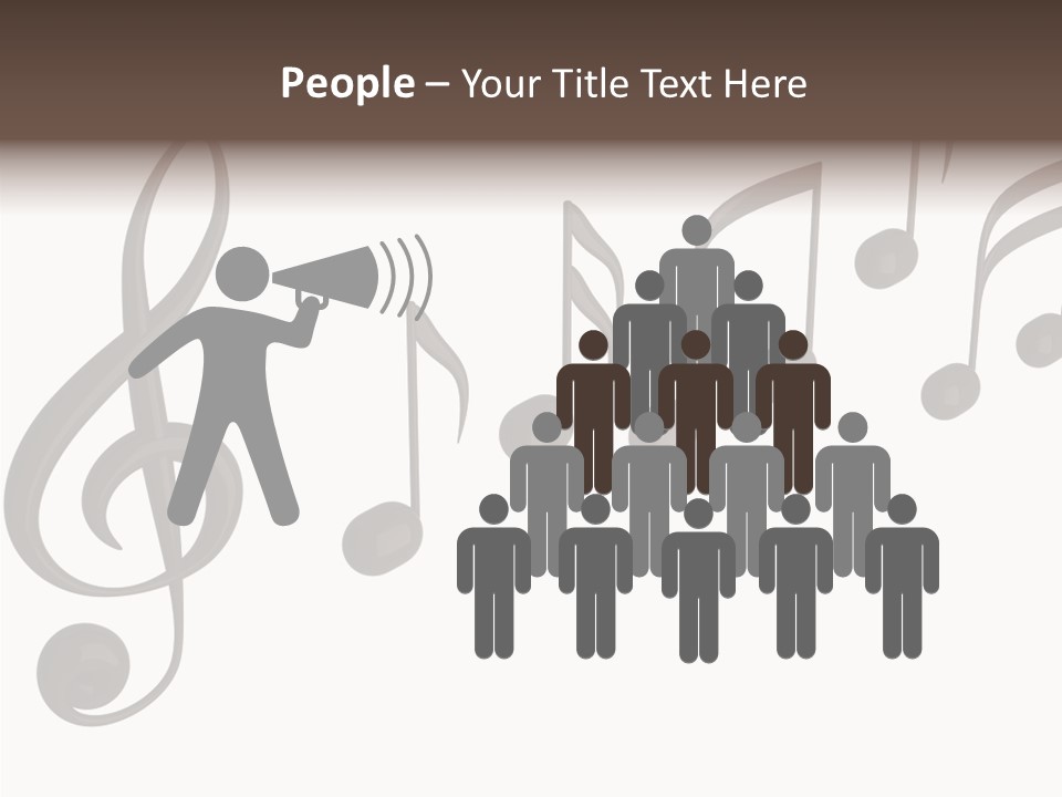 Assistance Touching Elder PowerPoint Template