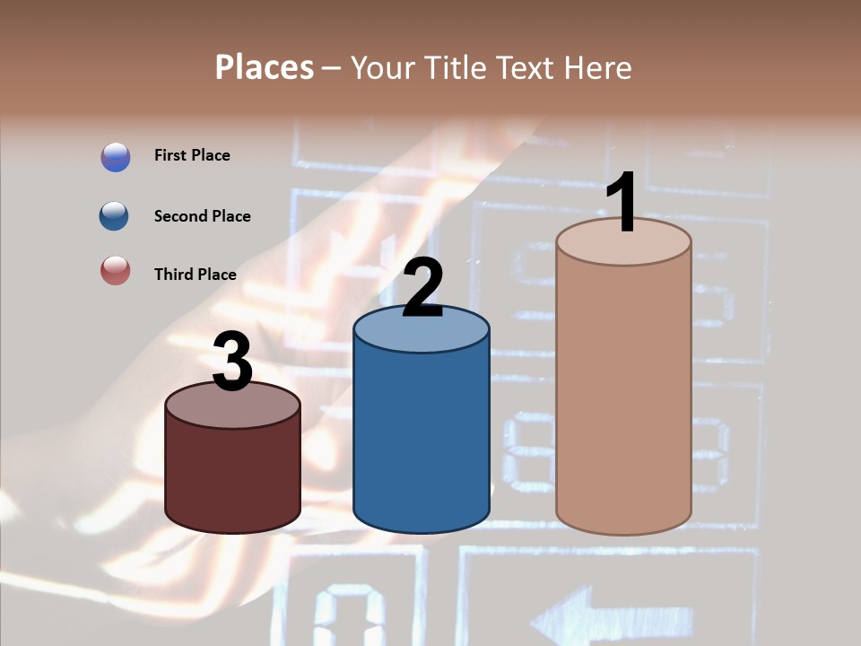 Female Aging Close Up PowerPoint Template