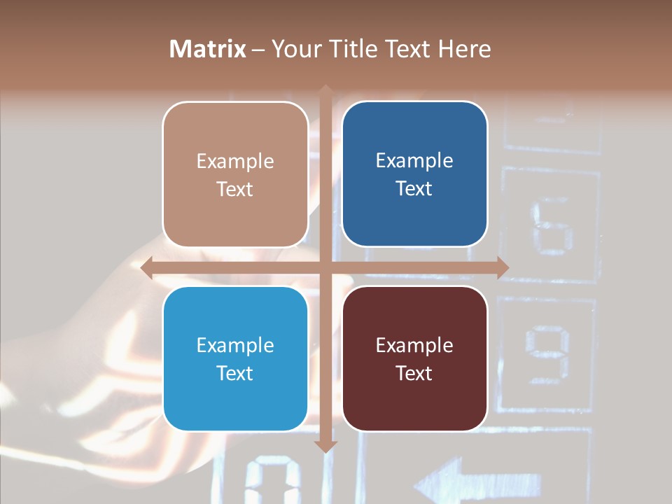 Female Aging Close Up PowerPoint Template