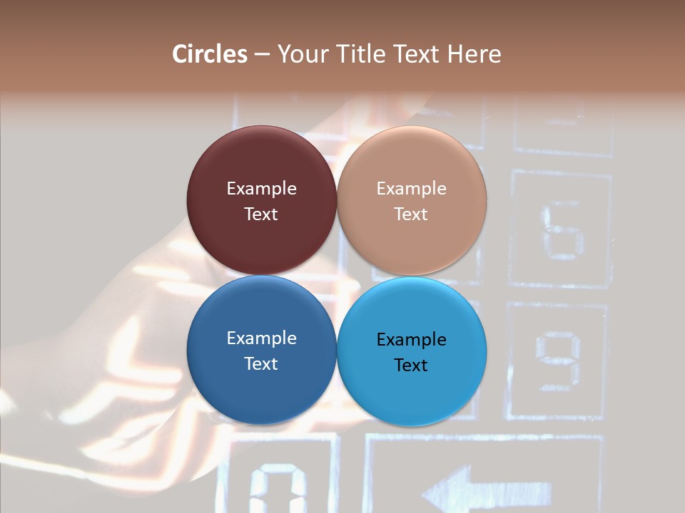 Female Aging Close Up PowerPoint Template