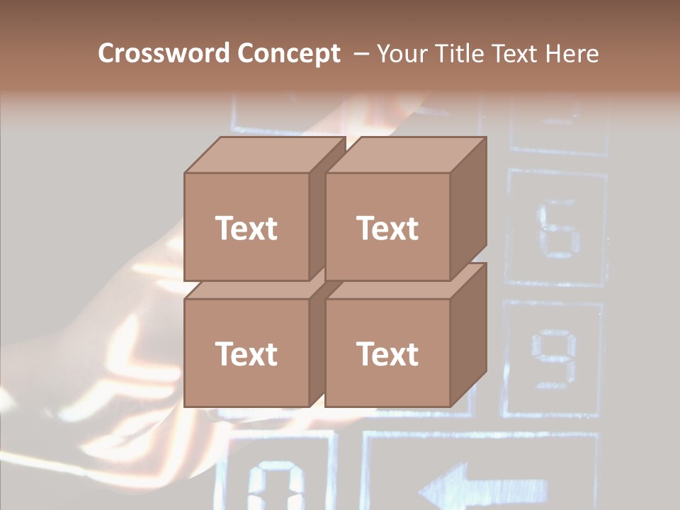 Female Aging Close Up PowerPoint Template