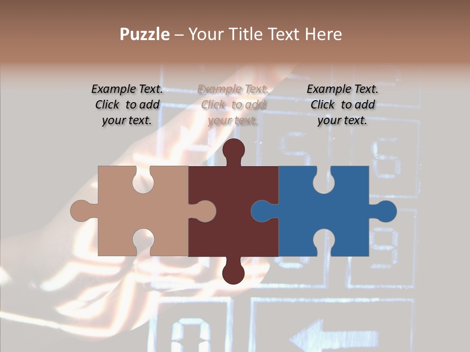 Female Aging Close Up PowerPoint Template