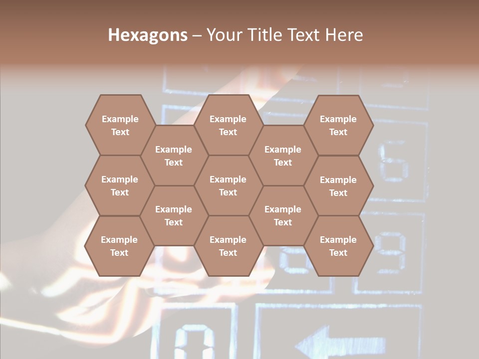 Female Aging Close Up PowerPoint Template