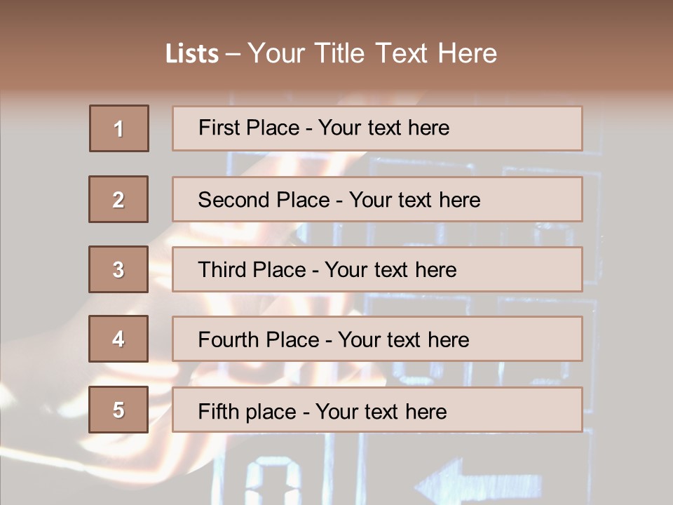 Female Aging Close Up PowerPoint Template