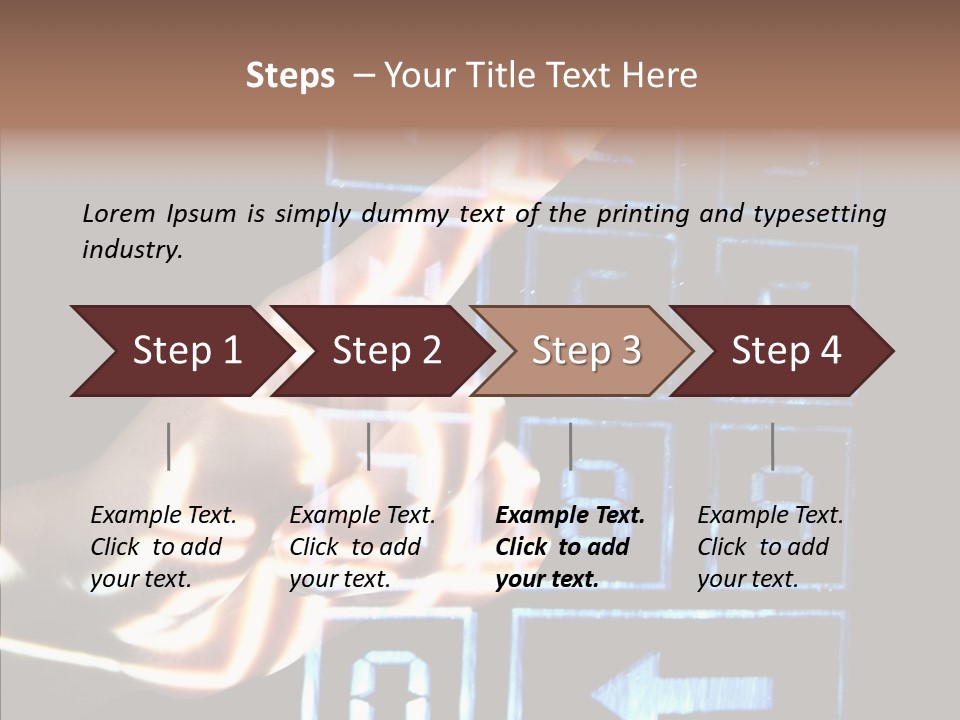 Female Aging Close Up PowerPoint Template