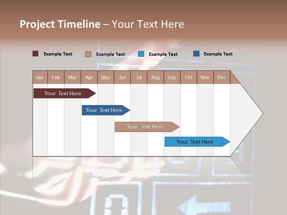 Female Aging Close Up PowerPoint Template