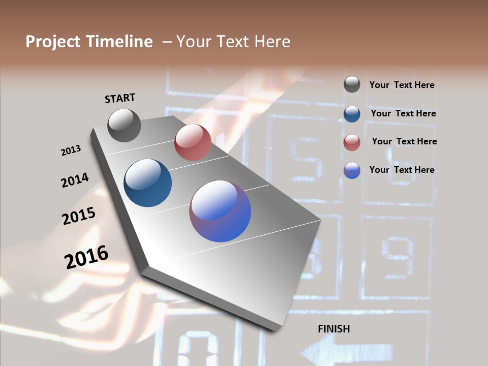 Female Aging Close Up PowerPoint Template