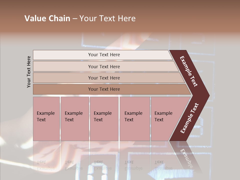 Female Aging Close Up PowerPoint Template