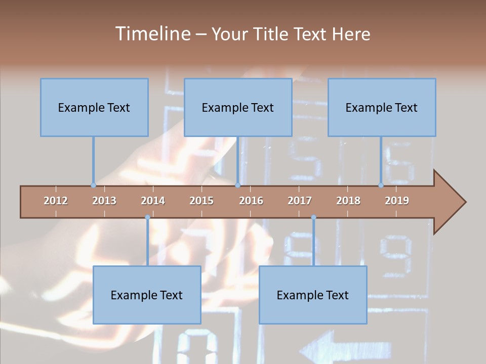 Female Aging Close Up PowerPoint Template