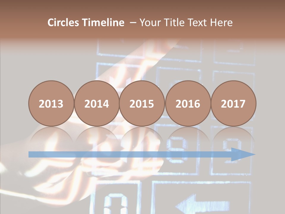 Female Aging Close Up PowerPoint Template