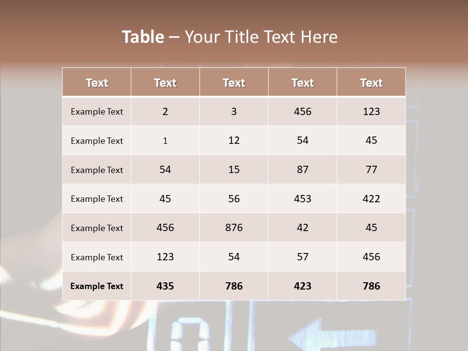 Female Aging Close Up PowerPoint Template