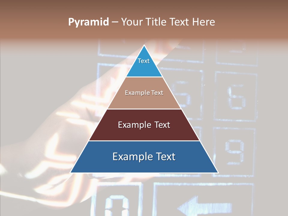 Female Aging Close Up PowerPoint Template
